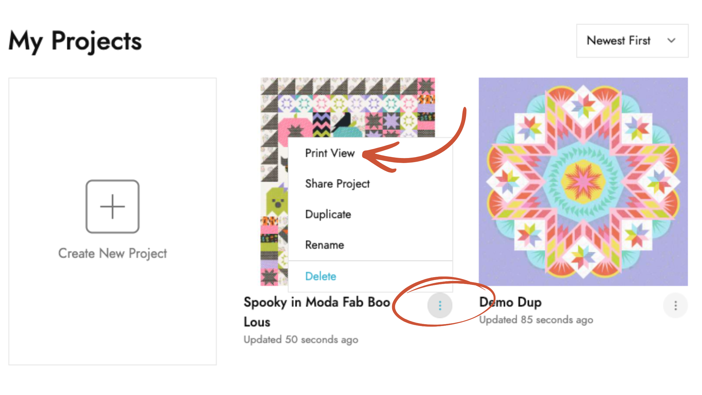 How to Print or Share Your Yardage Chart