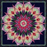 Carnival Flower Wall Quilt Pattern