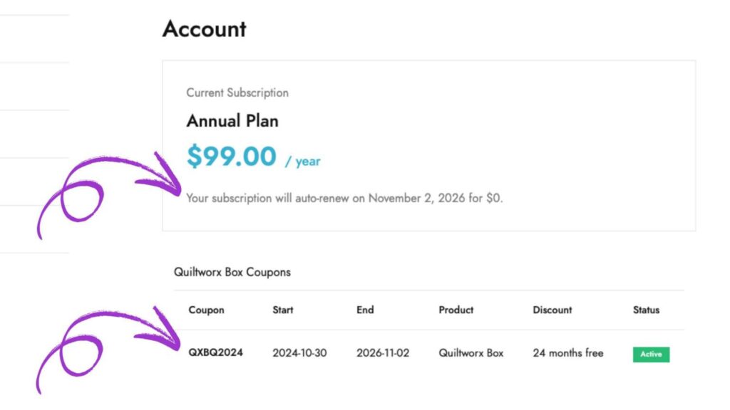 Renewal Date and Amount